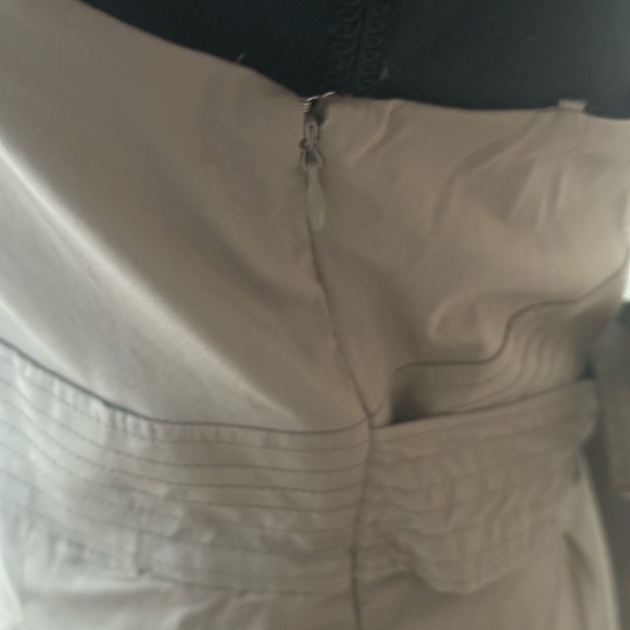 Max Azria Halter w/ Ruffles & Pleated Dress - Picture 7 of 9